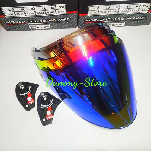 Promo Visor Venom Flat KYT KYOTO, DJMARU, GALAXY SLIDE, INK Merk