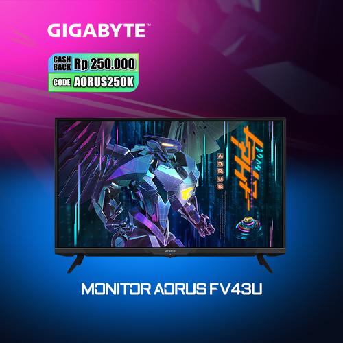 Foto Produk Gigabyte AORUS FV43U Gaming Monitor dari Myclub