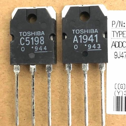 Jual transistor tr final toshiba C5198 A1941 asli original japan - Kota