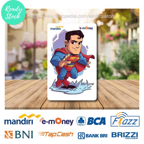 Jual E-Money Emoney Etoll MANDIRI BNI BCA BRI SuperMan - 1