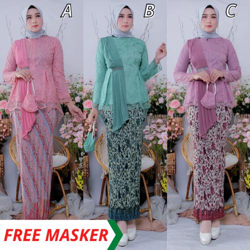 Foto Produk Kebaya Modern Selendang Bahan Tulle Full Furing Pink dll. - ATASAN AJA dari Butik Aneka Busana