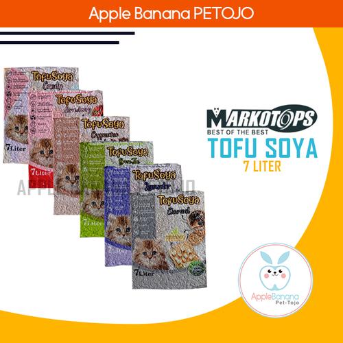 Foto Produk MARKOTOP SOYA TOFU Clump Cat Litter 7 Cat Litter Pasir Kucing - Cappuccino dari Apple Banana Petojo