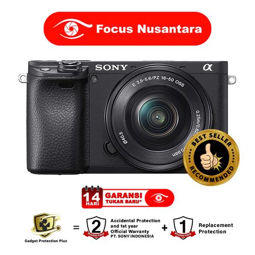 Gambar SONY Alpha A6400 Kit 16-50mm f/3.5-5.6 OSS. (Black) dari Focus Nusantara Jakarta Pusat Tokopedia