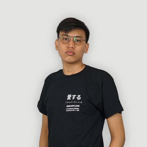 Jual NVM Made With Love Tee - Black - S 
