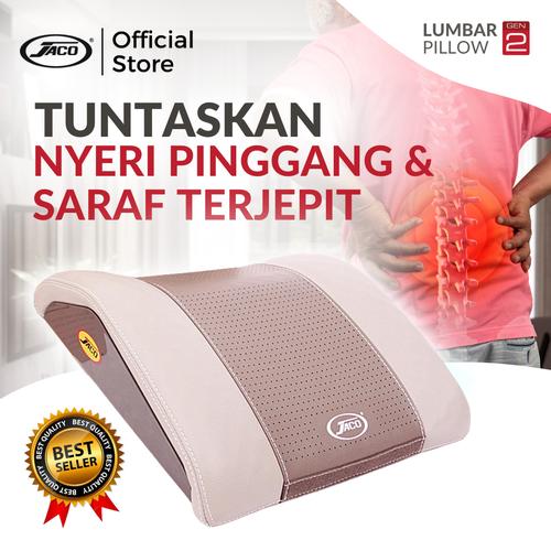 Gambar Alat Terapi Nyeri Pinggang Saraf Terjepit Lumbar Pillow Low Back Pain dari JACO TVS Jakarta Utara Tokopedia