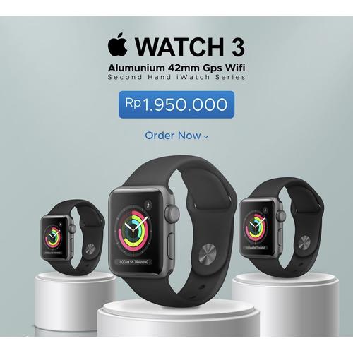 Jual i watch series 3 42mm GPS - Kota 