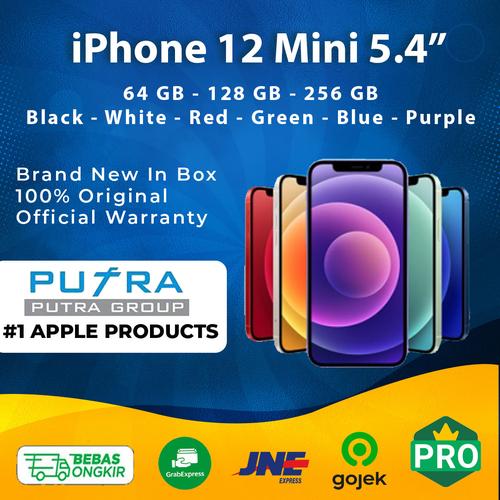 Foto Produk (IBOX) iPhone 12 Mini 64GB 128GB 256GB Garansi Resmi 64 128 256 GB - 64 GB, Red dari Putra Group