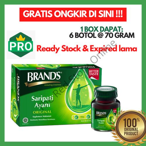 Foto Produk BRANDS Saripati Ayam 70 gram x 6 botol / BRANDS Chicken Essence dari The Red Store online