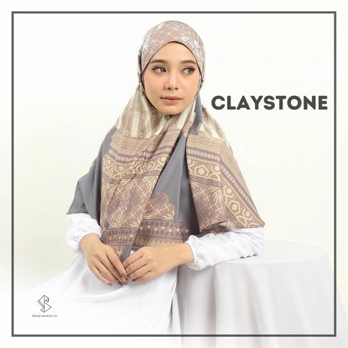 Foto Produk Hijab Instant Zannah Bergo Motif - Claystone dari ShintahijabID