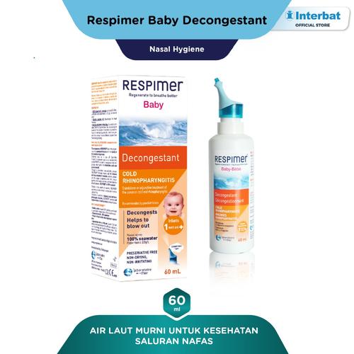 Foto Produk Respimer Baby Decongestant Semprot Hidung - 60ml dari Interbat Consumer Health