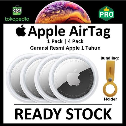Foto Produk Apple AirTag 2021 Original 1 / 4 Pack iPhone AirTags Air Tag Tags - loose pack dari Big Berry Cellular