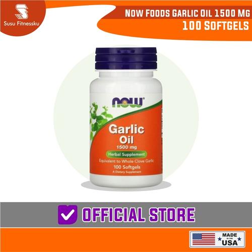 Gambar Now Foods Garlic Oil 1500 Mg 100 Softgels Now Garlic Oil dari Susu fitnessku Jakarta Barat Tokopedia
