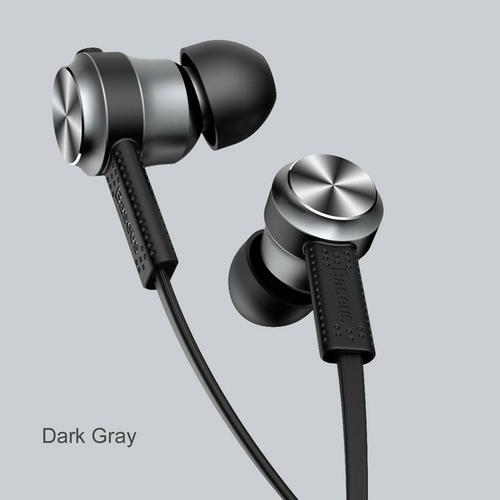 Foto Produk Baseus H01 wire earphone with mic headset stereo headphone - Sky Gray dari Cute Agassi