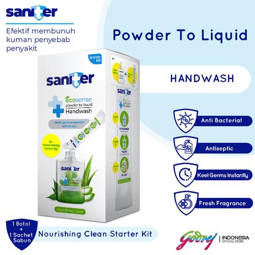 Gambar Saniter Sabun Cuci Tangan Biang Bubuk Starter Kit - Nourishing Clean dari Godrej Indonesia Store Jakarta Selatan Tokopedia
