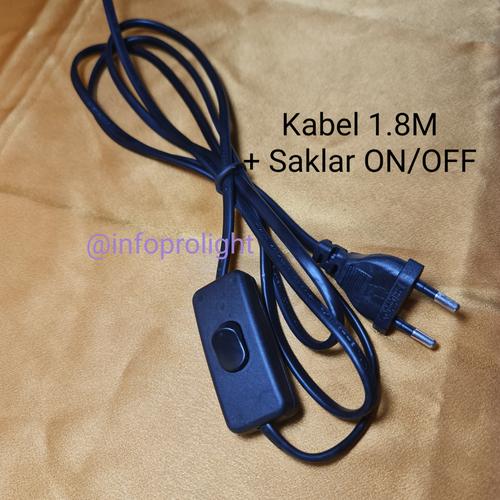 Jual Kabel On Off 1.8m / Kabel Saklar Lampu Berkualitas/ Kabel Buntung ...