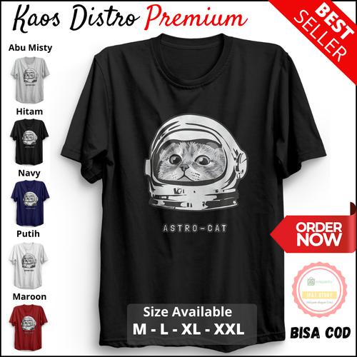 Jual T shirt Kaos Astro Cat Kucing Laki 