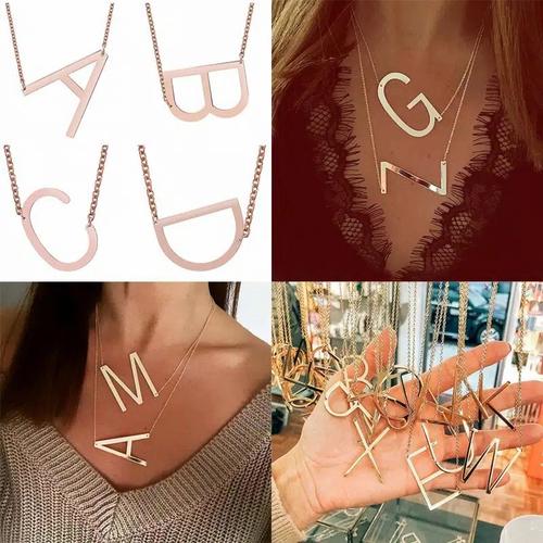 Jual Fashion Huruf Liontin Kalung 