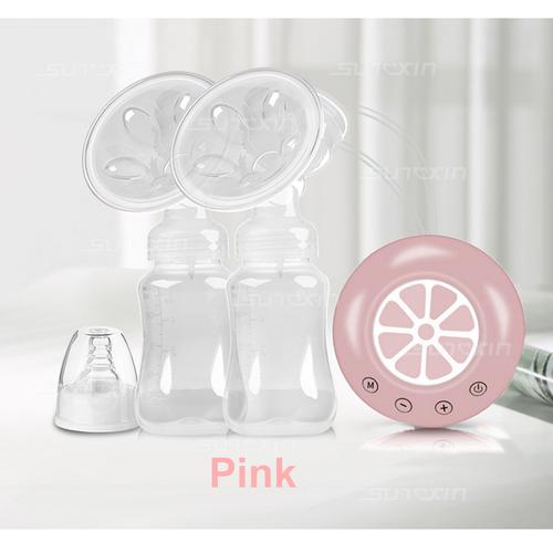 Foto Produk Pompa Asi Elektrik Ganda / Double Electric Breast Pump / Fungsi Pijat - Merah Muda dari SUNXIN