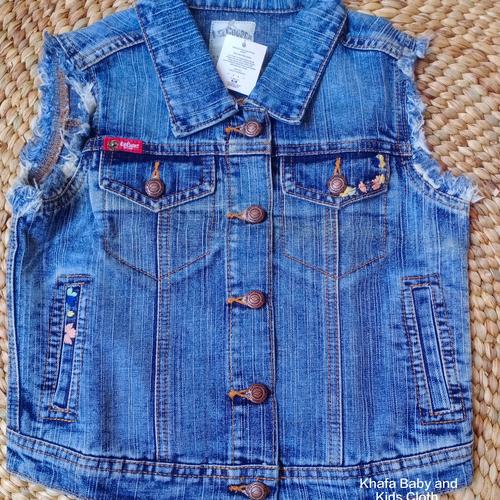 Jual rompi jeans tanpa lengan anak 