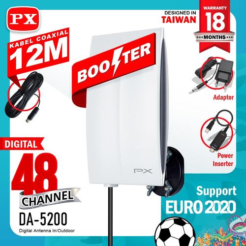 Foto Produk ANTENA TV Digital Indoor / Outdoor PX DA-5200 Antenna dari Sentra Elektrik Mart