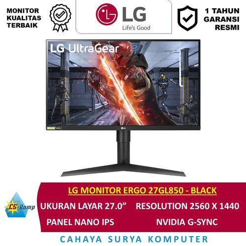 Jual LG MONITOR ERGO 27GL850 | 27\