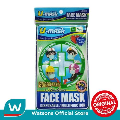 Foto Produk Fit-U Earloop Mask 5s dari Watsons Indonesia