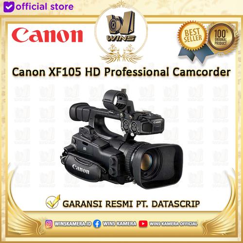Canon XF105 HD Professional Camcorder Handheld Video Camera Original di  Wins Official Store Tokopedia