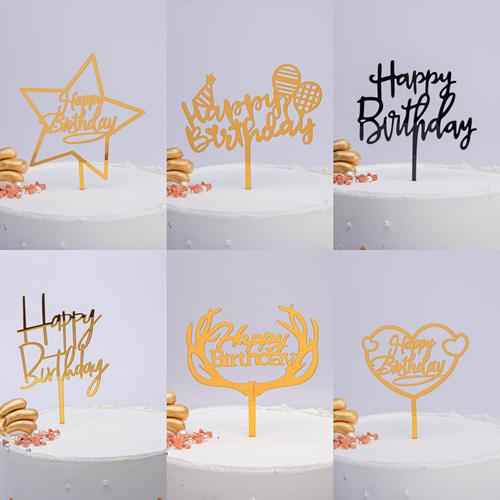 Gambar Cake Topper Akrilik-Cake Topper Happy birthday-Cake Topper ulangtahun - HAPPY 22 dari Upbakingstore Jakarta Utara Tokopedia