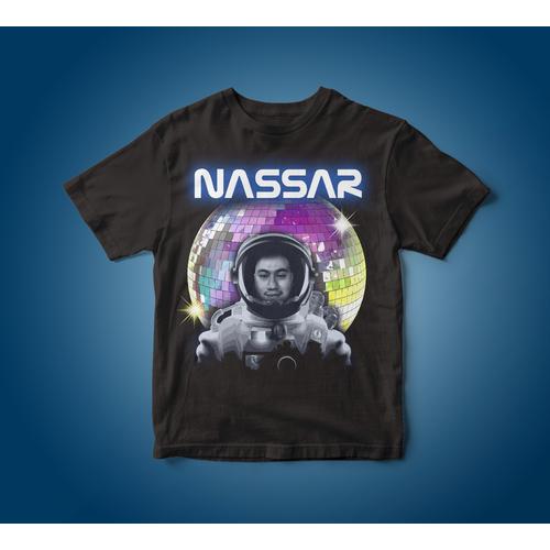 Jual T-SHIRT KING NASSAR BULAN DAN BOLA 