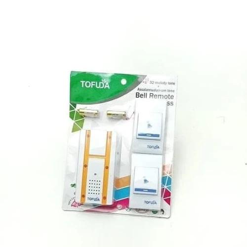 Foto Produk Bel Pintu Wireless 2 Remot/Bel Rumah 2 Tombol/Doorbel Wireless dari ROMANTIS ELEKTRIK
