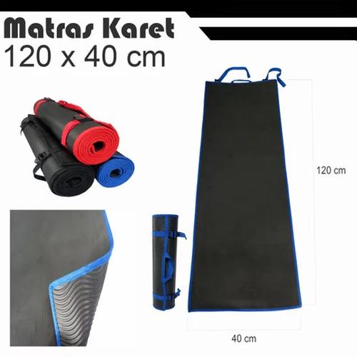 Foto Produk Matras Karet Gulung Alas Olahraga Senam Yoga Outdoor Camping Mattress - 120 x 40 dari TOKOPENDAKI Official