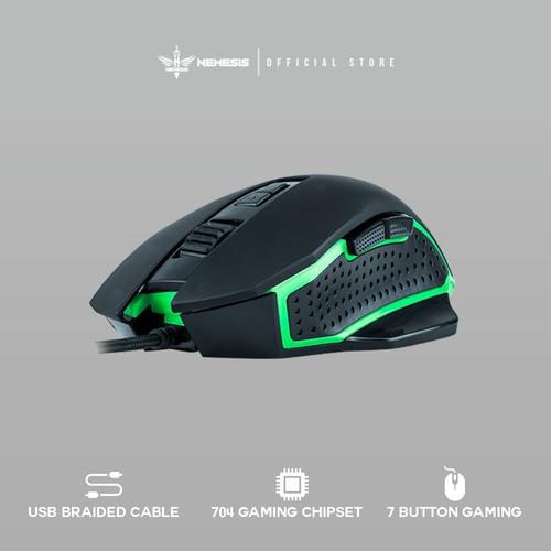 Gambar NYK Nemesis Terminator RGB Gaming Mouse dari NYK Nemesis Jakarta Pusat Tokopedia