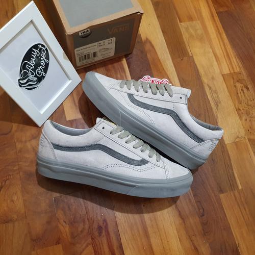 vans style 36 grey