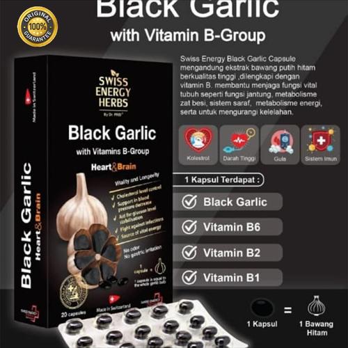Jual Black Garlic Swiss Energy Herbs Jakarta Barat Reins Healthy
