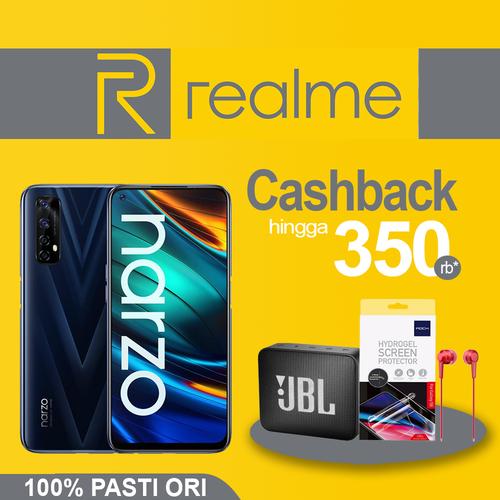 Foto Produk Realme Narzo 20 / 20 PRO 8/128GB Garansi Resmi 1 Tahun 4/64GB - Narzo 20 4/64, Non Bundle dari Dewa Ponsel Rakyat