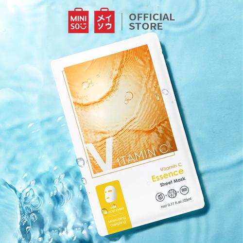 Gambar Miniso Official Sheet Mask/Masker/Masker Wanita - Vitamin C dari Miniso Indonesia Tokopedia