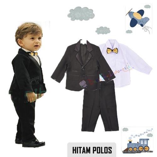Gambar Setelan Jas Bayi Jas Anak Tuksedo Bayi Gold Tie Setahun - 9-12 bulanan dari Baby Shop Indonesia BSI Kota Semarang Tokopedia