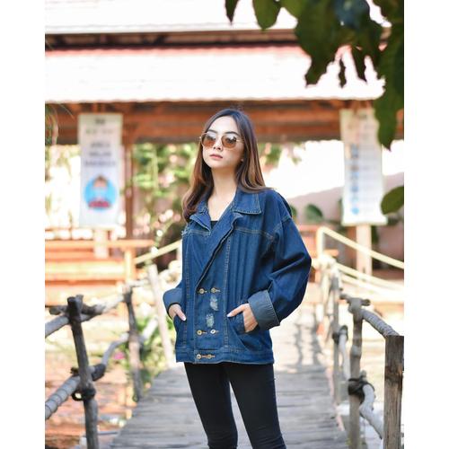 Jual Viola Stripe Jaket / Jaket Denim 