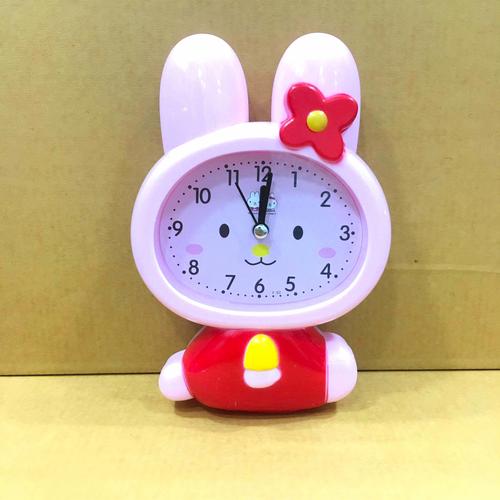 Jual jam weker alarm meja rabbit cantik Quart - pink - Kota Surabaya ...