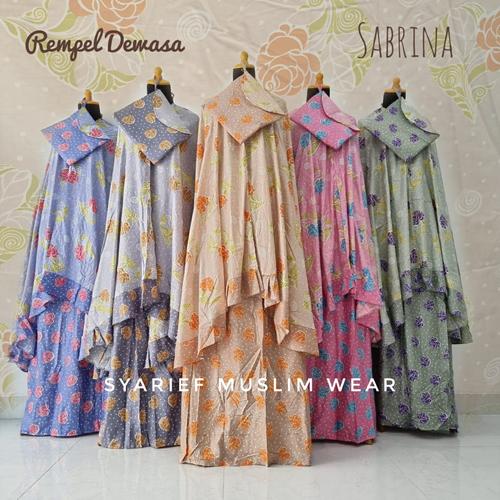 Foto Produk Mukena Katun Bali Super - Model Setelan Rempel (100% Asli) dari Syarief Muslim Wear