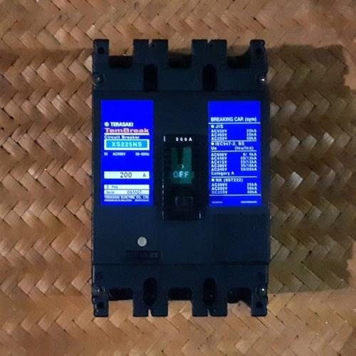 Jual Circuit Breaker TemBreak Terasaki XS225NS 3 Phase 200 Ampere