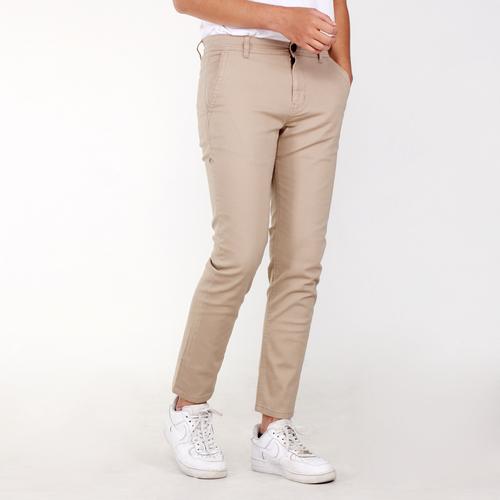 Chinos Katun Stretch Warna Cream 27714 