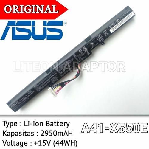 Jual Battery Baterai Original Laptop Asus X550E X550Z X550ZE A41X550E