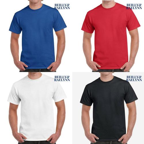 Foto Produk Baju Kaos Polos Unisex Short Sleeves Polyester - Dewasa Lengan Pendek - Putih, S dari Reilly & Raelynn