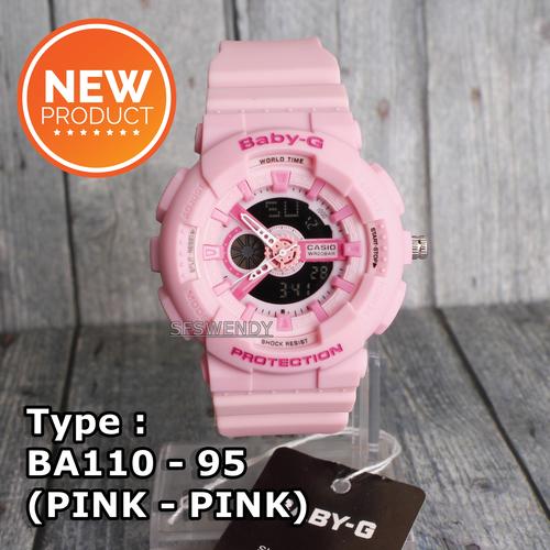 Foto Produk MODEL TERBARU !!! Jam tangan wanita & anak Baby-G Shock BA-110 Pink - PinkPink dari sfswendy