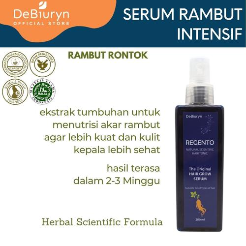Foto Produk DeBiuryn Regento Hair Tonic 200ml - Serum Intensif Rambut Rontok dari Debiuryn Dermacosmetics