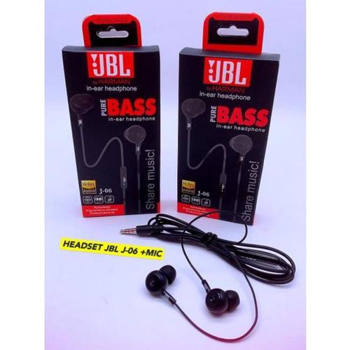 Jual Hf Handsfree Headset JBL J-06 Pure Bass Packing Import - Kota Depok -  kita acc1405 | Tokopedia
