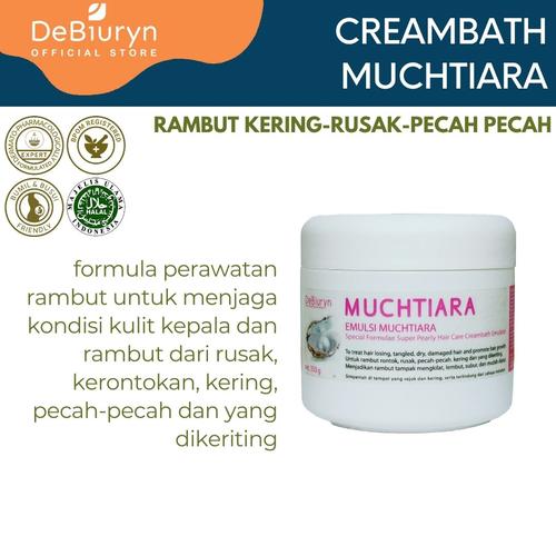 Foto Produk DeBiuryn Muchtiara Super Pearly Creambath Emulsion 350gr dari Debiuryn Dermacosmetics