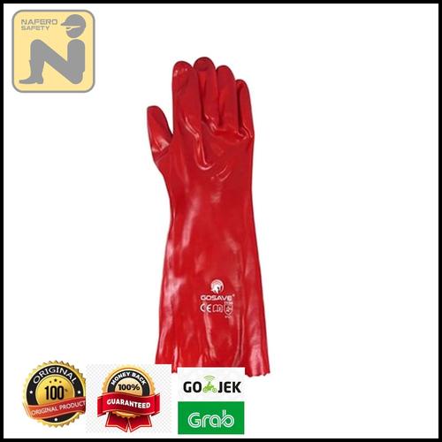 Jual Sarung Tangan Pvc 16 Inch Merah Tahan Panas Kimia Safety Gloves Jogja Kab Sleman Nafero Tokopedia