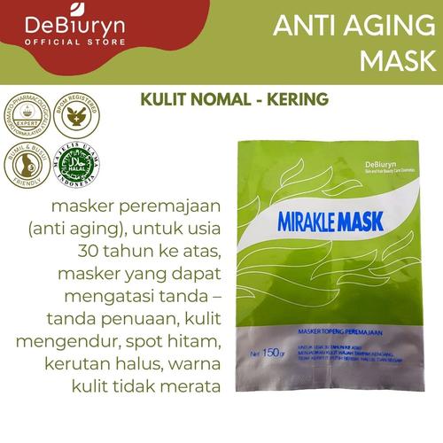 Foto Produk DeBiuryn Mirakle Mask 150gr dari Debiuryn Dermacosmetics